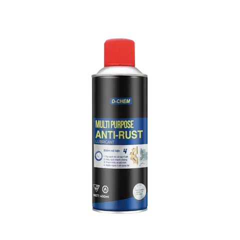 Chai Xịt Tẩy Rỉ Sét và Bôi Trơn Đa Dụng - D-Chem Multi Purpose Anti-Rust 450ml