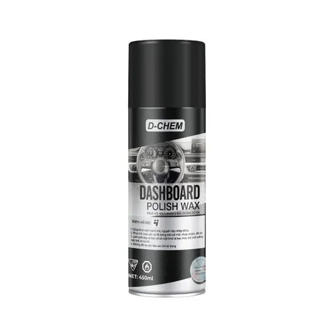 Chai Xịt Phục Hồi Nhựa Nhám - D-Chem Dashboard Polish Wax 450ml