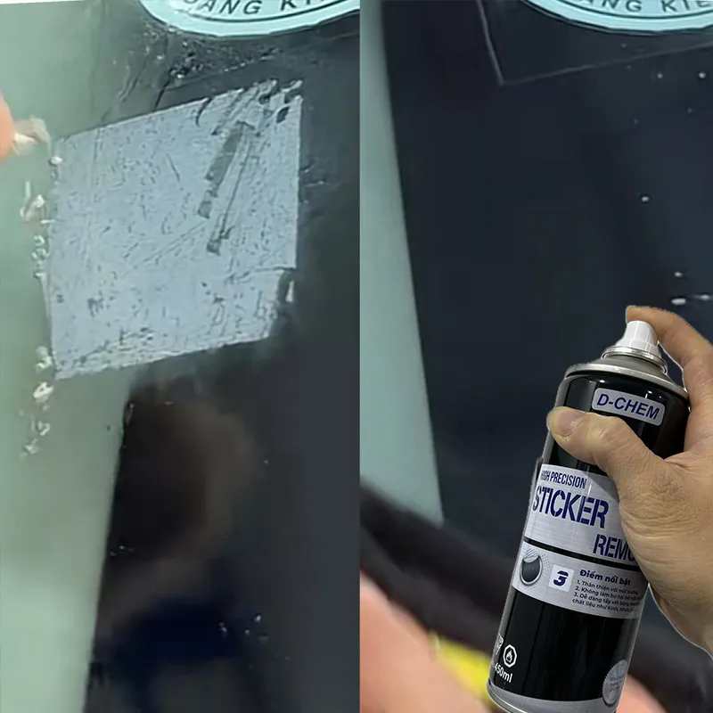 Chai Xịt Tẩy Keo Băng Dính - D-Chem Sticker Remover 450ml — ảnh 4
