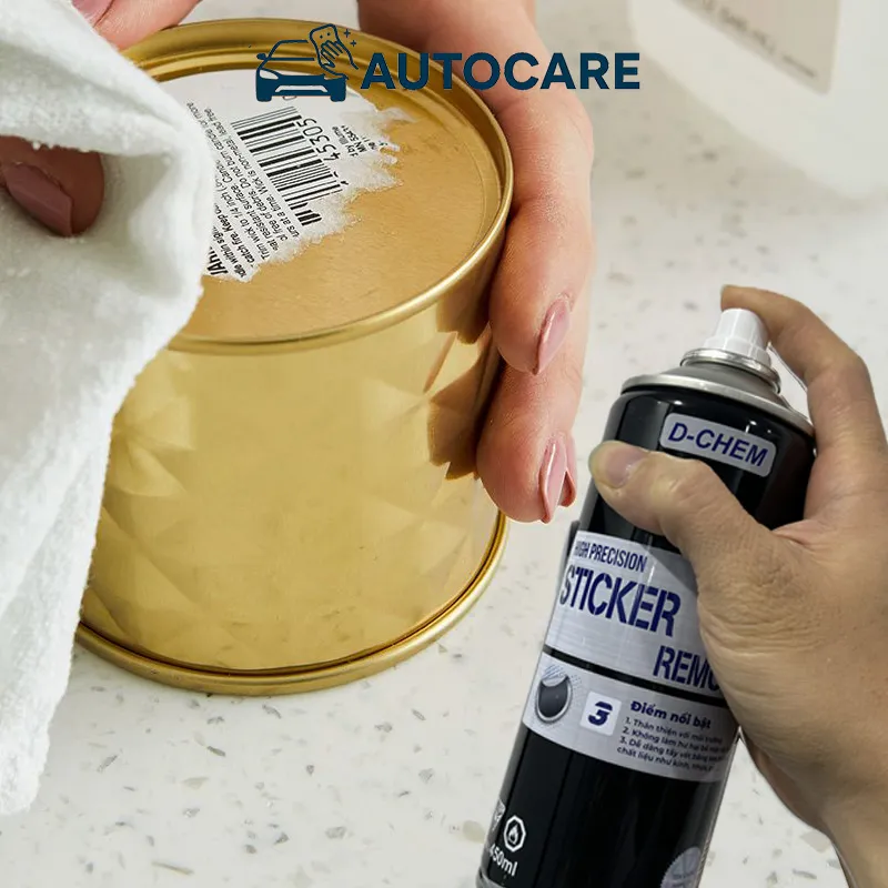 Chai Xịt Tẩy Keo Băng Dính - D-Chem Sticker Remover 450ml — ảnh 6